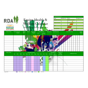 Equine Health & Welfare Calendar