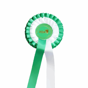 RDA Green/White Rosettes