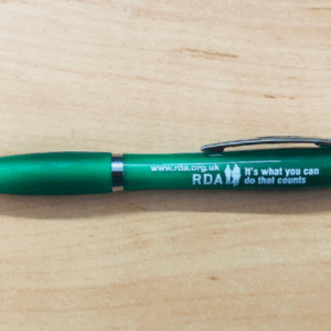 NEW STYLE! Green RDA Branded Pen (pack of 10 pens)